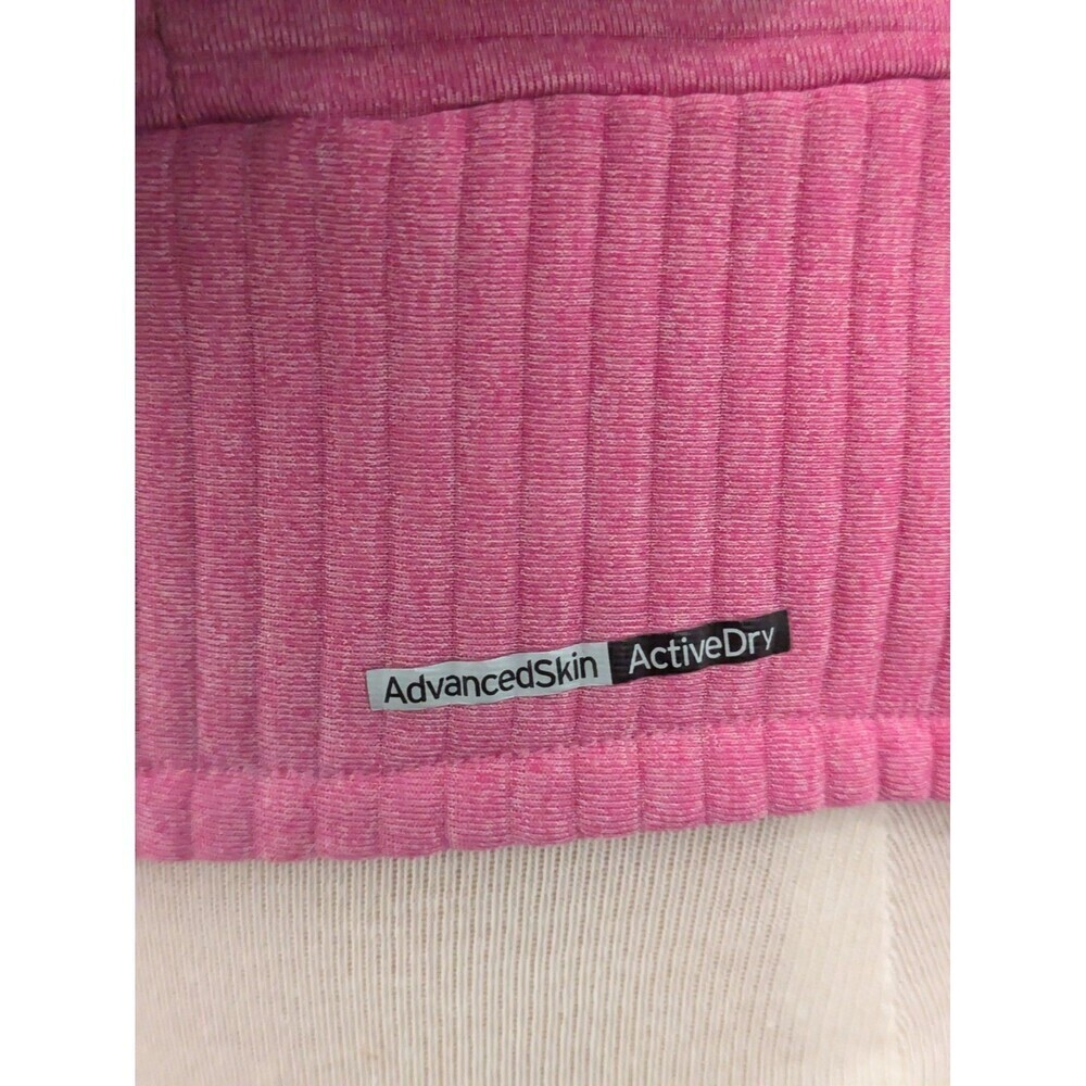 Salomon Pink Track Lightweight Wool Blend Jacket sz M Outdoor Full Zip Mock Neck - Picture 8 of 12